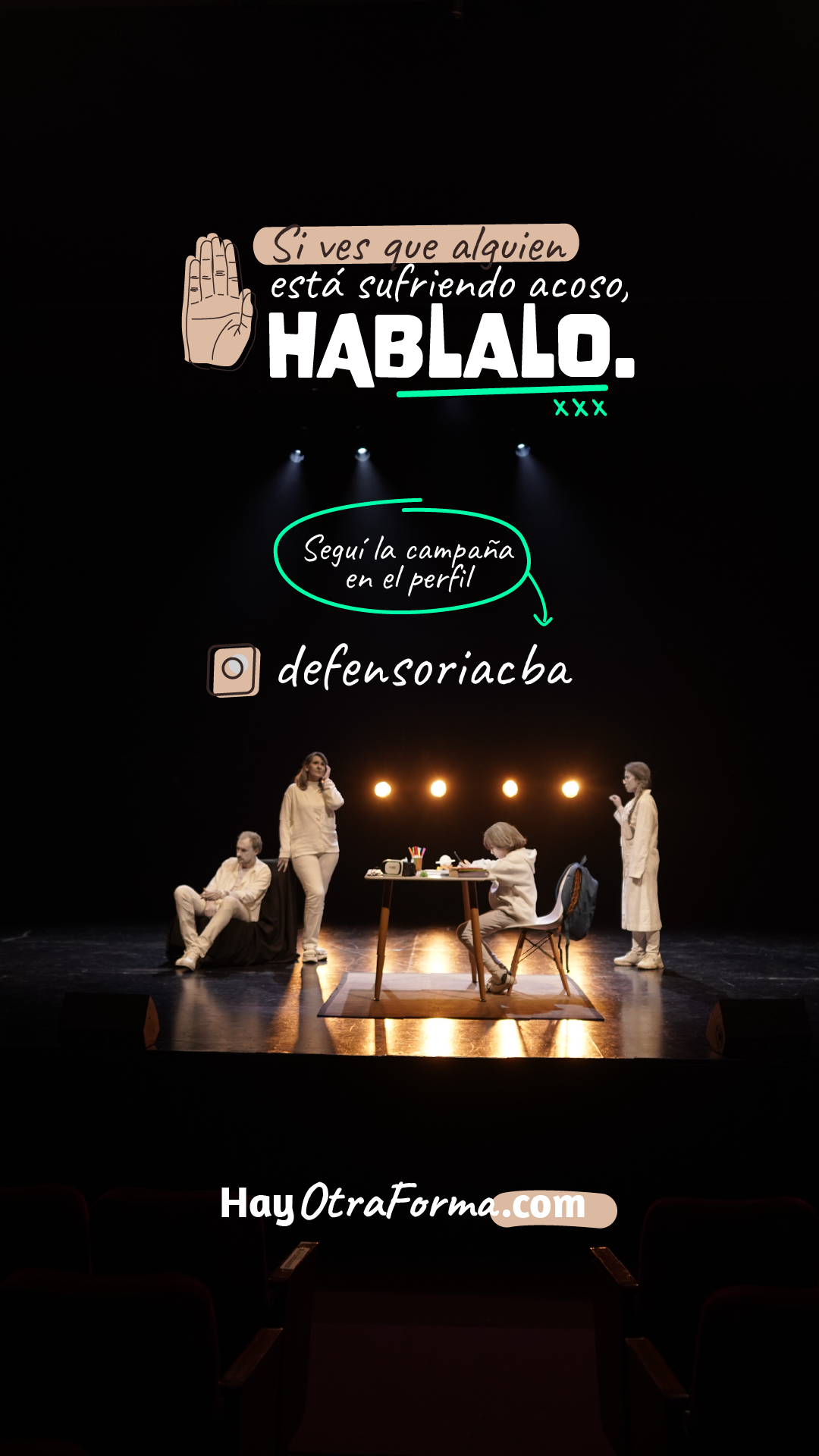 Pieza gráfica de la campaña Hay Otra Forma