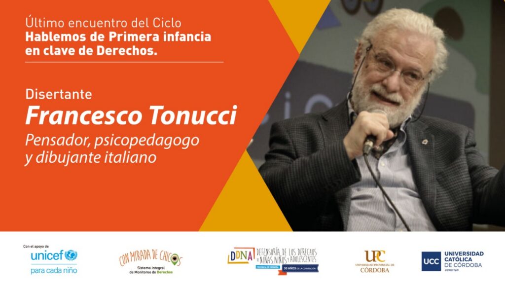 Francesco Tonucci dará una conferencia en Córdoba