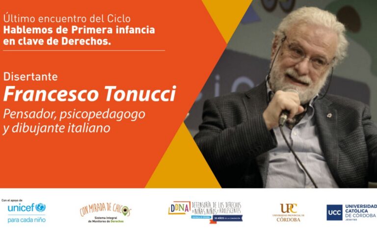 Francesco Tonucci dará una conferencia en Córdoba
