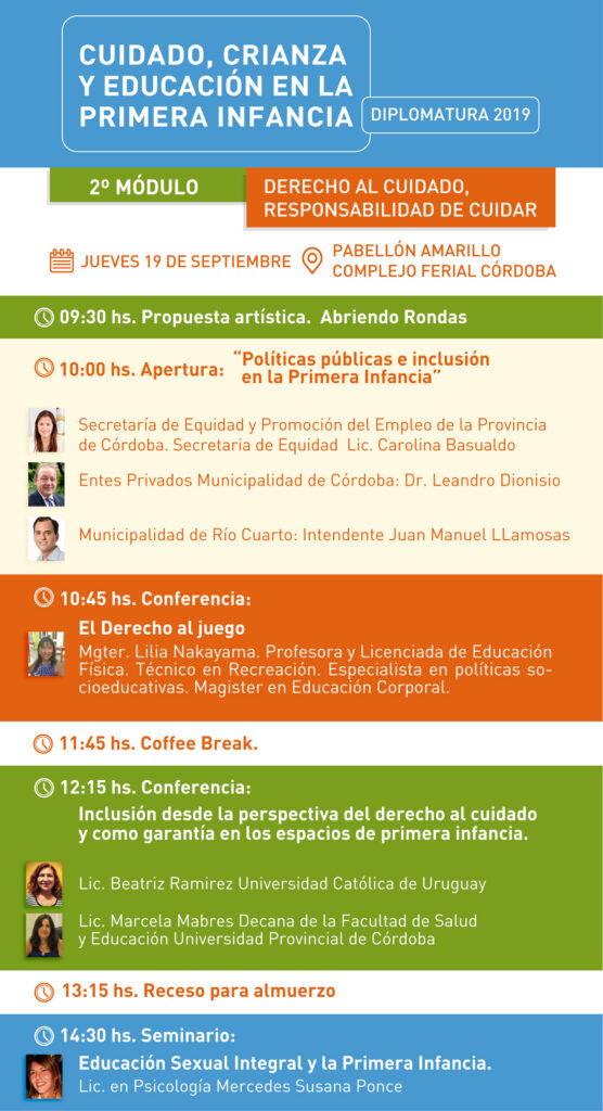 Segundo módulo de la Diplomatura “Cuidado, crianza y educación en la primera infancia”