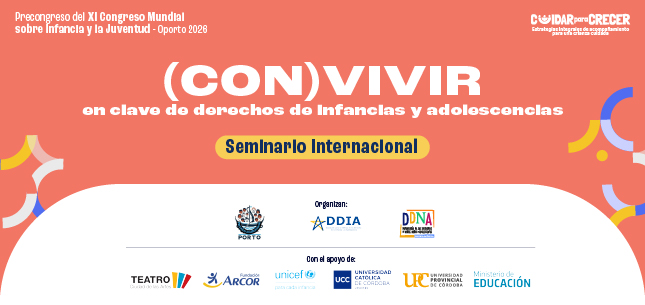 Córdoba será sede del Seminario Internacional “(CON)VIVIR en clave de derechos de Infancias y Adolescencias”