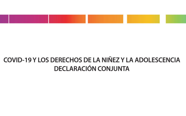 Primera declaración conjunta de los Defensores de Niñez de Argentina por la crisis del COVID-19