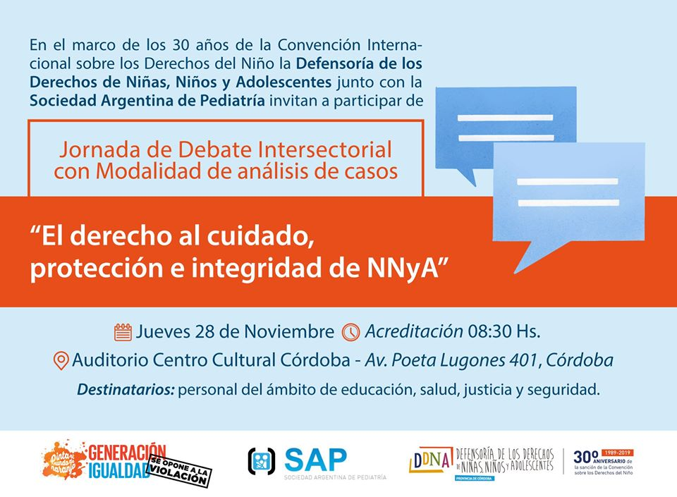 Jornada «El Derecho al cuidado, protección e integridad de Niñas, Niños y Adolescentes»