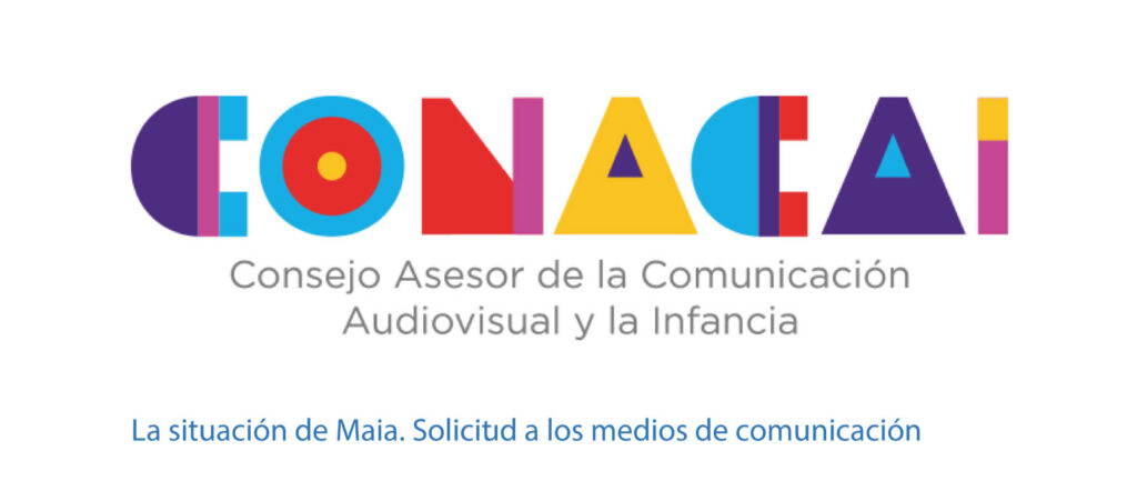 El Conacai envió una solicitud a los medios de comunicación por el caso Maia