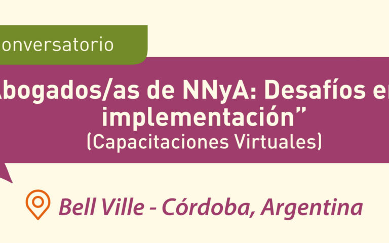 Nueva edición del Conversatorio on line sobre el Abogado del Niño