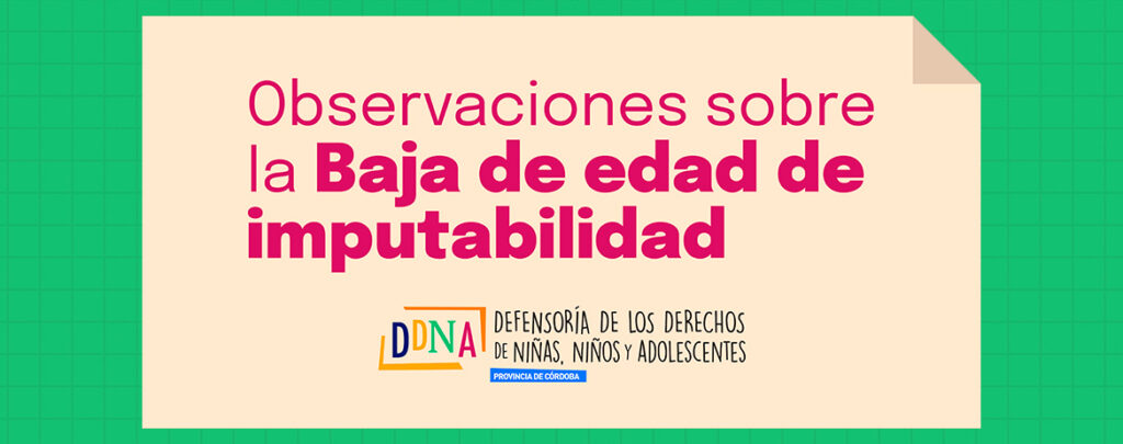 Baja de edad de imputabilidad