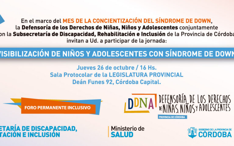 Jornada de visibilización del Síndrome de Down