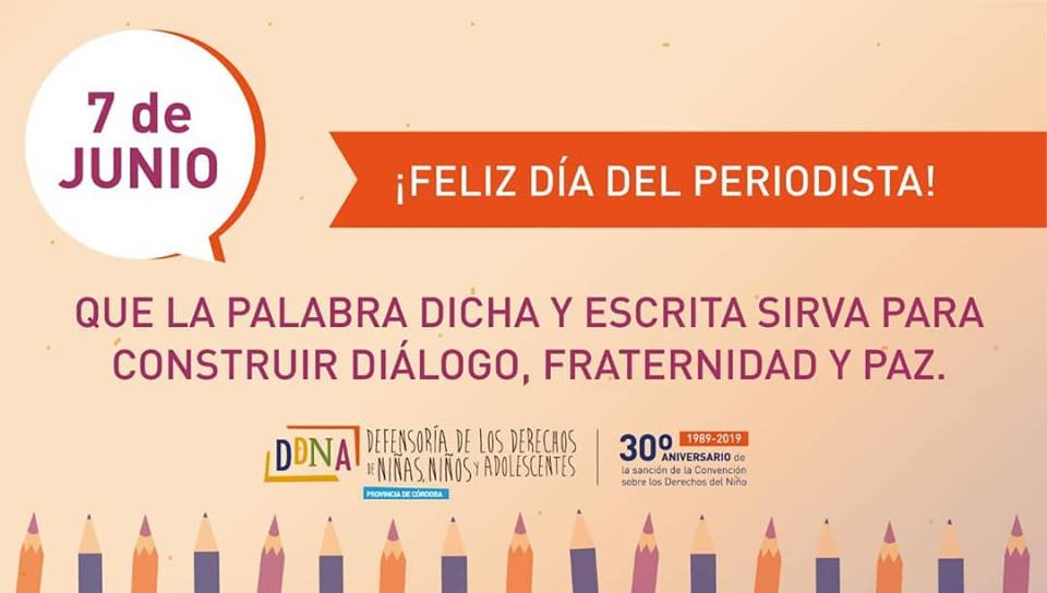 ¡Felíz día del periodista!