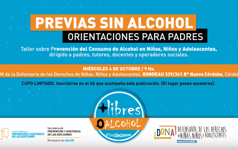 Taller para adultos +Libres 0 Alcohol