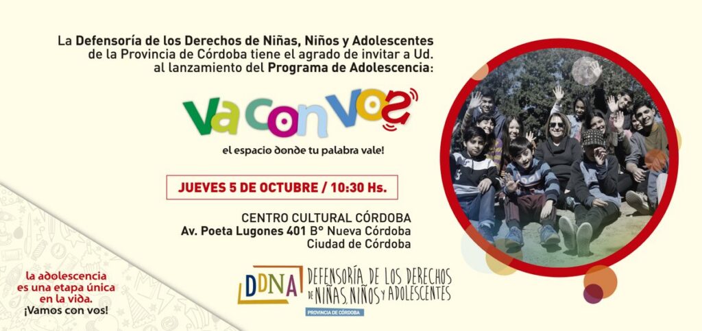 «Va con vos»: Presentamos nuestro programa para adolescentes