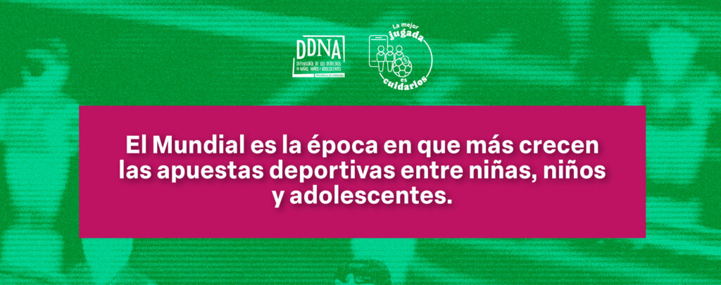 “La mejor jugada es cuidarlos” ¿Cómo prevenir las apuestas online en chicas y chicos durante el Mundial?