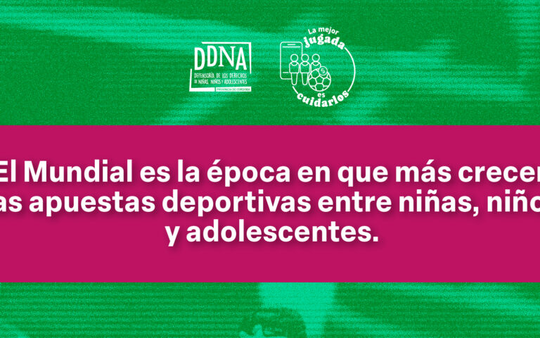 “La mejor jugada es cuidarlos” ¿Cómo prevenir las apuestas online en chicas y chicos durante el Mundial?