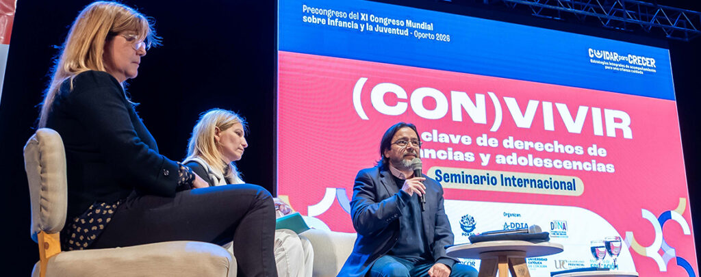 El Seminario Internacional "(CON)VIVIR en clave de derechos de infancias y adolescencias" reunió a referentes locales, adolescentes y organizaciones en tres espacios de diálogo y formación